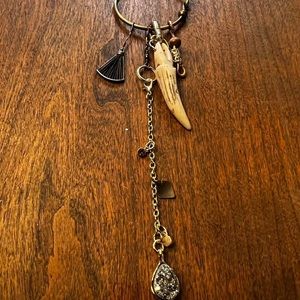 Boho Bone Crystal Lobe Weight